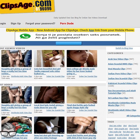 Clipsage Com - ClipsAge & 10+ Indian Porn Sites Like clipsage.com