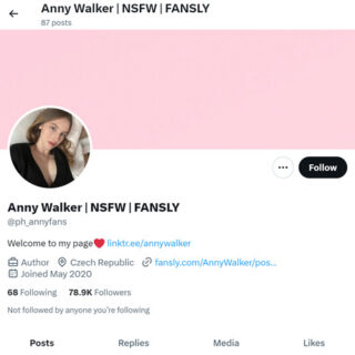 Anny Walker Twitter - twitter.comph_annyfans