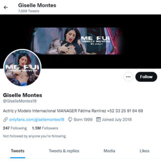 Giselle Montes - twitter.comgisellemontes18