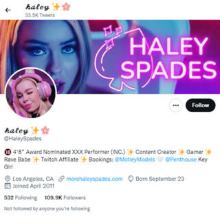 Haley Spades - twitter.comhaleyspades