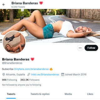 Briana Banderas - twitter.combrianabanderas