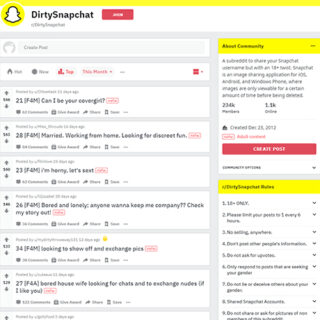 Dirty Snapchat - reddit.comrDirtySnapchat