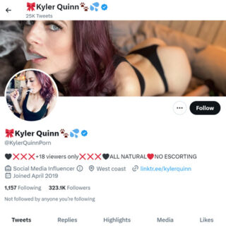 Kyler Quinn Twitter - twitter.comKylerQuinnPorn