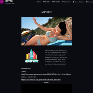 Milfy City & 83+ Free Sex Games Like icstor.com/milfy-city