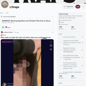 Reddit Traps