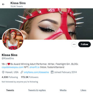 Kissa Sins Twitter - twitter.comkissasins