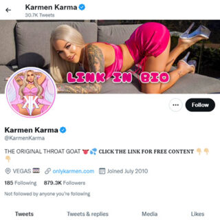 Karmen Karma - twitter.comkarmenkarma