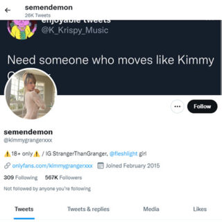 Kimmy Granger - twitter.comkimmygrangerxxx
