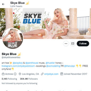 Skye Blue - twitter.comskyebluewantsu
