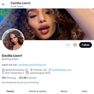 Cecilia Lion - twitter.comofficialcclionx