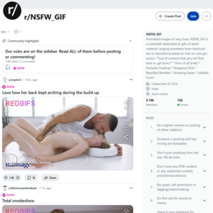 Reddit NSFW GIF