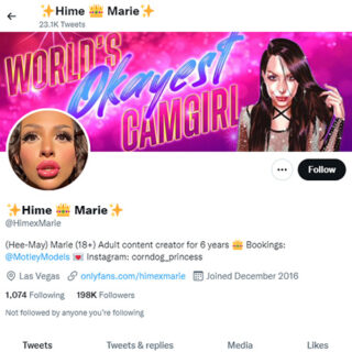 Hime Marie - twitter.comhimexmarie
