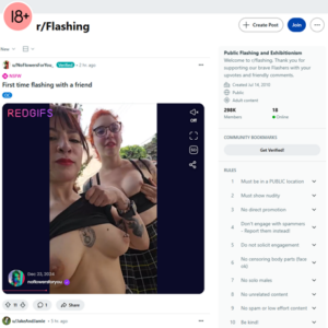 Reddit Flashing