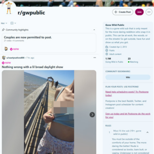 Reddit Gone Wild Public