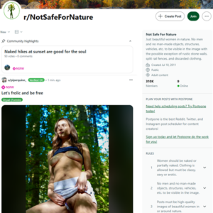 Reddit NotSafeForNature