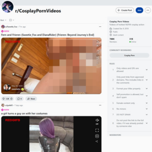 Reddit CosplayPornVideo