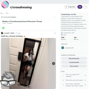 Reddit Crossdressing