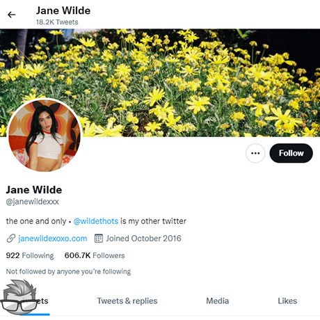 Jane Wilde - twitter.comjanewildexxx