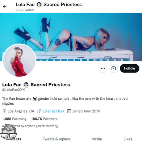 Lola Fae - twitter.comlolafaexxx