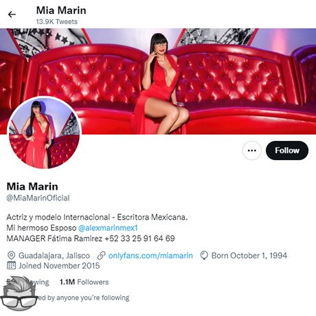 Mia Marin - twitter.commiamarinoficial