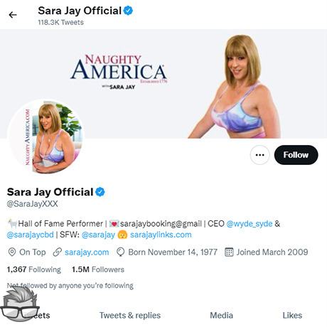 Sara Jay Twitter - twitter.comsarajayxxx