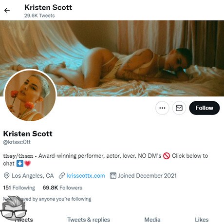 Kristen Scott - twitter.comkrissc0tt