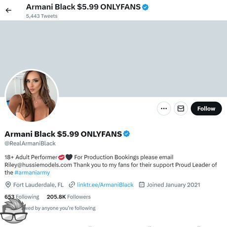 Armani Black Twitter - twitter.comRealarmaniblack