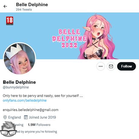 Belle Delphine Twitter - twitter.combunnydelphine