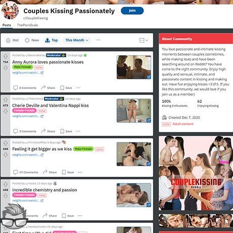 Couple Kissing - reddit.comrCoupleKissing