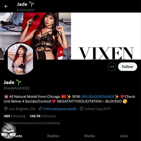 Jade Kush Twitter - twitter.comJadeKushXIII