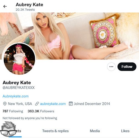 Aubrey Kate - twitter.comaubreykatexxx