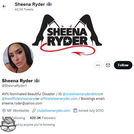 Sheena Ryder - twitter.comsheenaryder1