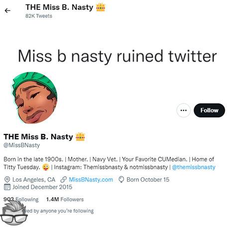 MissBNasty - twitter.commissbnasty