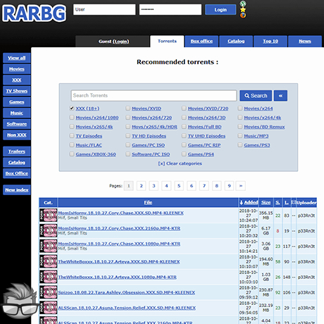 RARBG - rarbg.totorrents.php?category=4