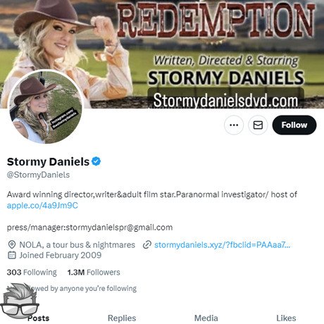 Stormy Daniels Twitter - twitter.comStormyDaniels
