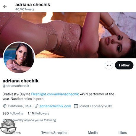 Adriana Chechik Twitter