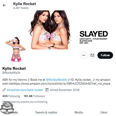 Kylie Rocket - twitter.comrocketkylie