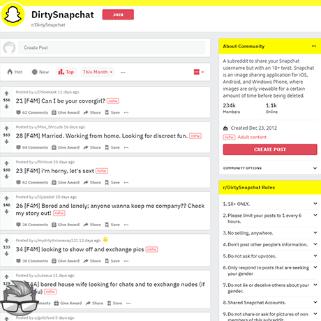 Dirty Snapchat