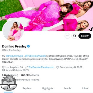 Domino Presley Twitter (TS)