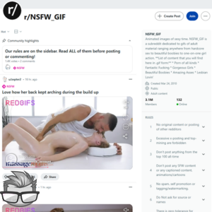 Reddit NSFW GIF