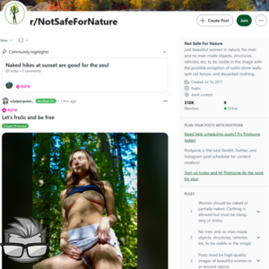 Reddit NotSafeForNature