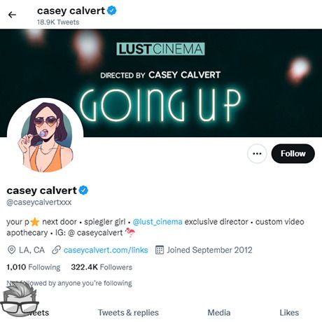 Casey Calvert - twitter.comcaseycalvertxxx