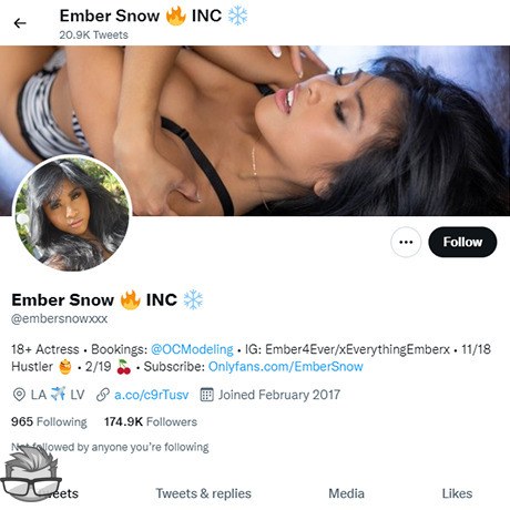 Ember Snow - twitter.comembersnowxxx