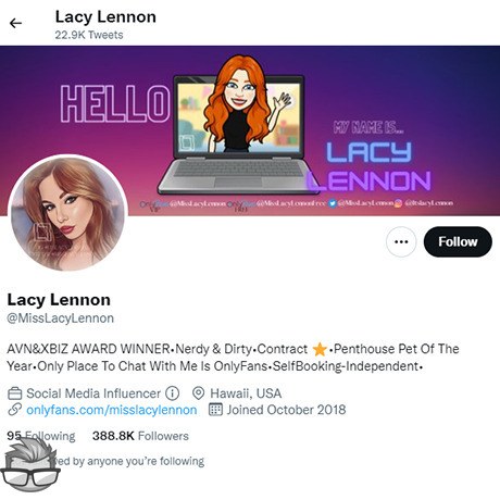 Lacy Lennon - twitter.commisslacylennon