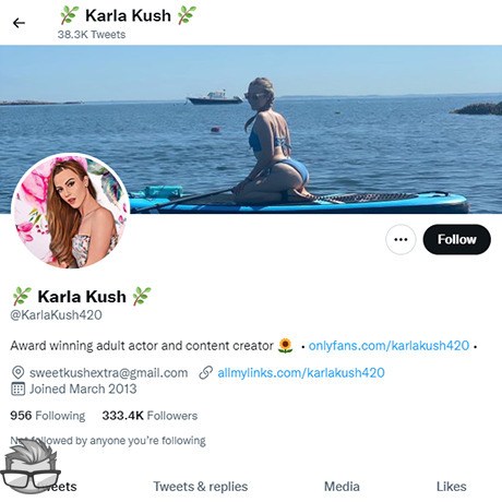 Karla Kush - twitter.comkarlakush420