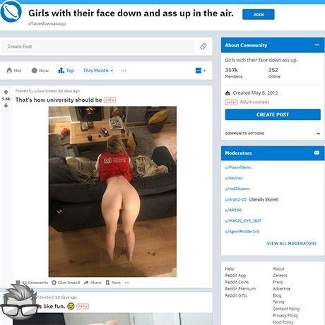 Face Down Ass Up