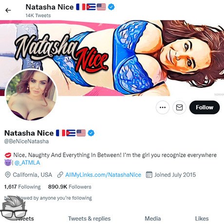 Natasha Nice Twitter - twitter.combenicenatasha