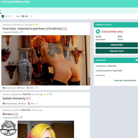 GirlsWithNeonHair