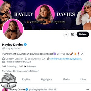 Hayley Davies Twitter