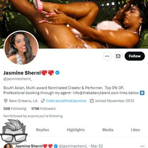 Jasmine Sherni Twitter